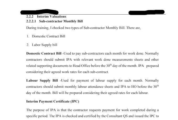 do construction management and quantity surveying related research and reports